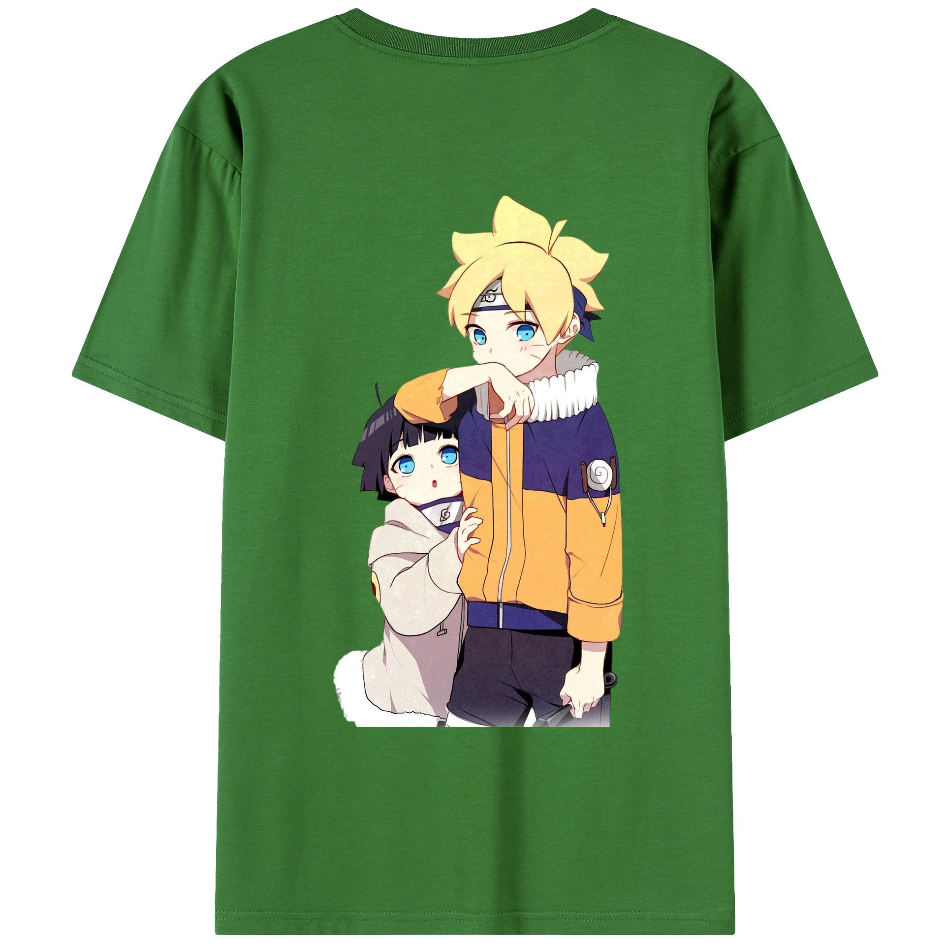 （画像用） NARUTO -ナルト- うずまき ボルト Uzumaki Boruto レディース半袖Tシャツ(バックプリント)